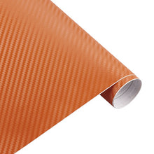 Cargar imagen en el visor de la galería, 30cmx127cm 3D Carbon Fiber Vinyl Car Wrap Sheet Roll Film Car stickers and Decals Motorcycle Car Styling Accessories Automobiles
