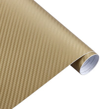 Cargar imagen en el visor de la galería, 30cmx127cm 3D Carbon Fiber Vinyl Car Wrap Sheet Roll Film Car stickers and Decals Motorcycle Car Styling Accessories Automobiles
