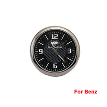 Cargar imagen en el visor de la galería, Car Clock Watch Modified Car Interior Electronic Quartz Watch Car Decoration with logo For Honda BMW Benz VW Audi Nissan

